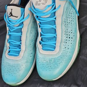 Air Jordan 2011 Warrior Pack Tech Grey/Orion Blue/Chlorine Blue DS  Size 11